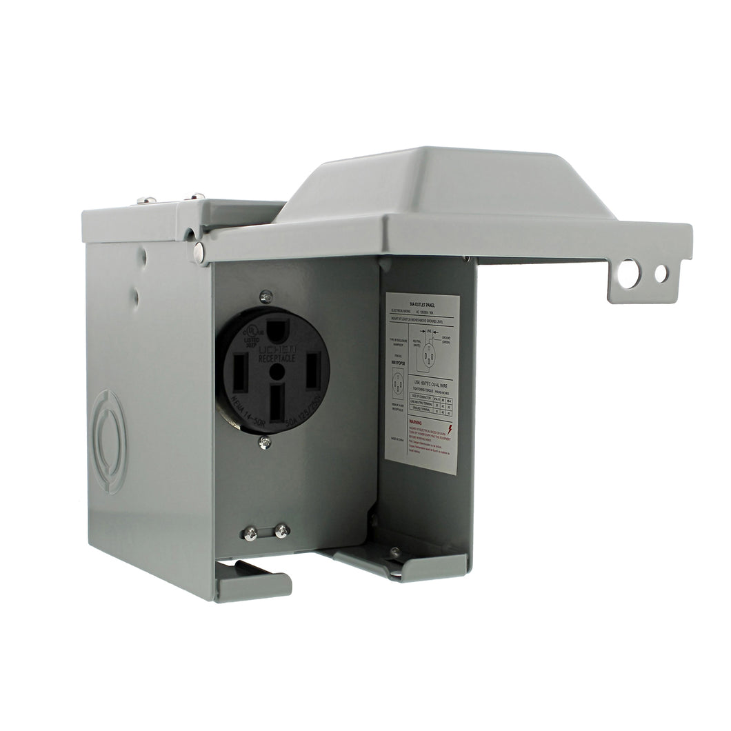 RV Sub Panel - Electrical Panel 50 Amp Weatherproof Breaker Panel